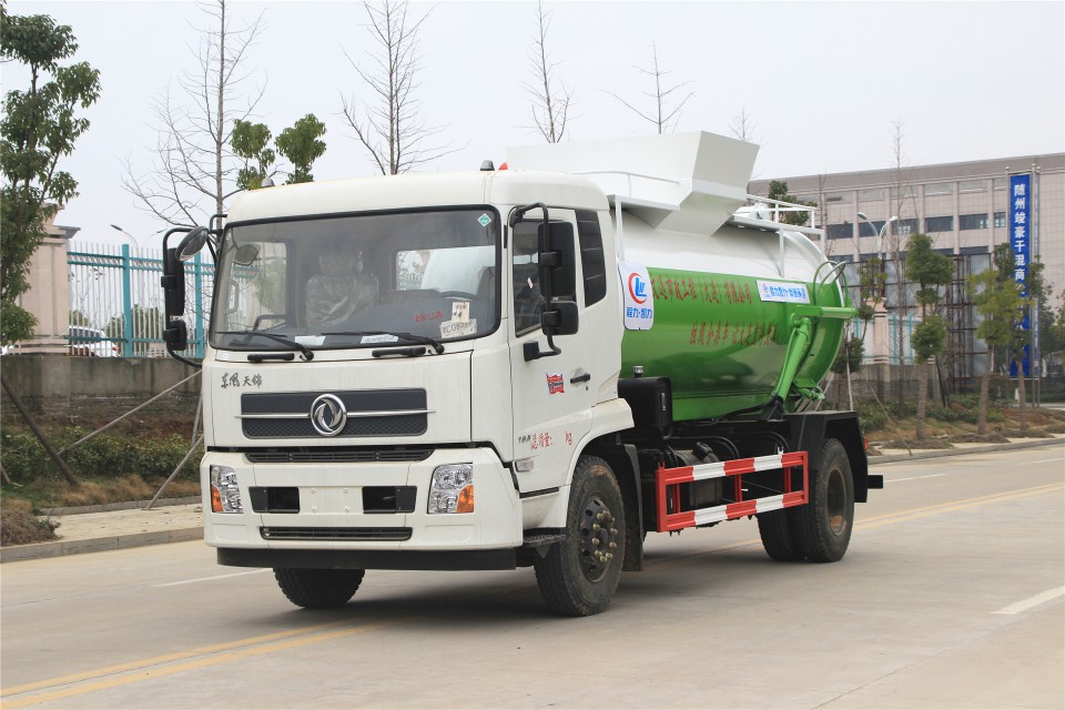 東風(fēng)天錦10立方程力餐廚垃圾車 (7)